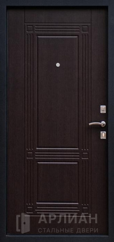 Фото №2 «Стальная серая дверь с порошковым напылением три контура №11»