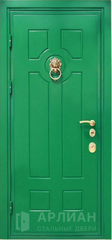 Фото №2 «Серая дверь с отделкой МДФ под шлифованный металл №500»