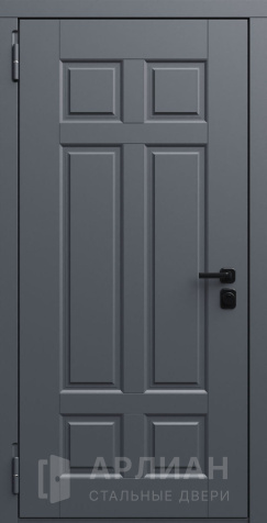 Фото №2 «Синяя входная дверь для дома с виноритом стальная №720»